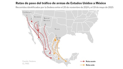 MAPA RUTAS DE TRAFICO DE ARMAS V2