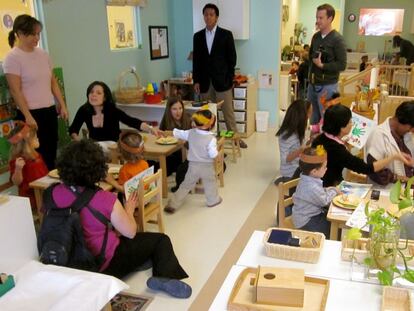 Imposible agenda social de un niño de dos años