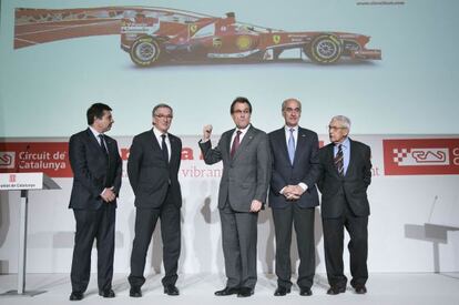 Acto de presentación del Gran Premio de Fórmula 1 del circuito de Montmeló (Vallès Oriental).