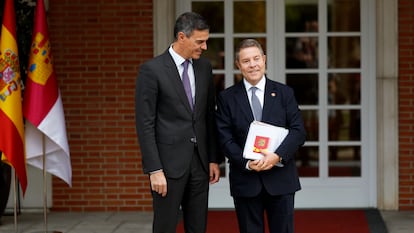 Sánchez y Page, en octubre en La Moncloa.