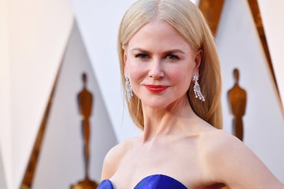 Nicole Kidman lució unos pendientes de Fred Leighton.