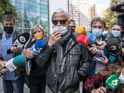 El autodenominado 'yonki del dinero', Marcos Benavent, a su llegada a los juzgados de Valencia el 27 de octubre.