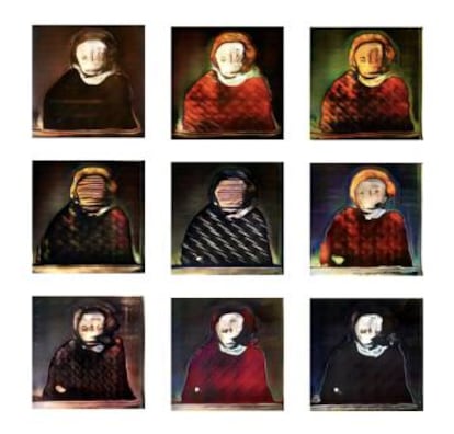 'Hechos alternativos: los múltiples rostros de la falsedad', de AICAN, se expuso en la Feria del Libro de Fráncfort en 2018.