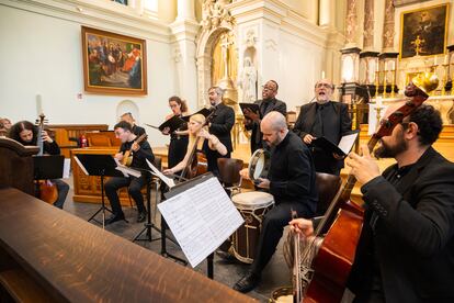 La Accademia del Piacere durante su concierto del pasado martes en la Sint-Augustinuskerk.