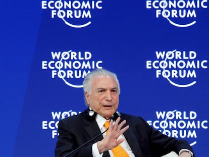 Michel Temer em Davos