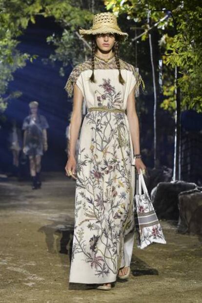 Otra de las creaciones de Dior presentadas en París para la próxima primavera.