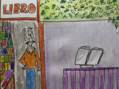 La caseta del libro solo