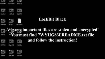 Captura de una "nota de ransom" que aparece en el ordenador cuando uno ha sido hackeado