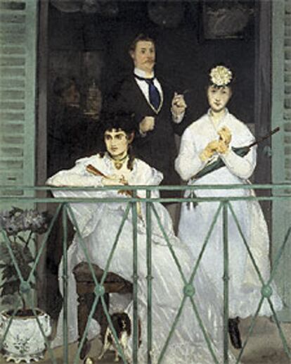 &#39;El balcón&#39; (1868-1869), de Edouard Manet del Musée D&#39;Orsay.