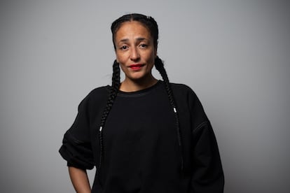 Zadie Smith, durante su participación en la Bienal de Pensamiento.