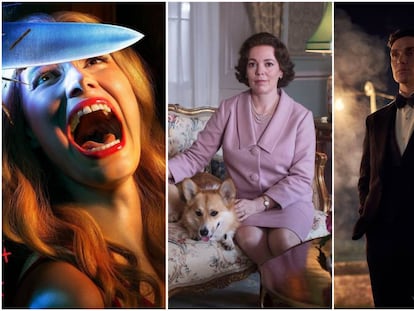 Imágenes promocionales de 'American Horror Story: 1984', 'The Crown' y 'Peaky Blinders'.