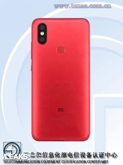 Este sería el aspecto del Xiaomi Mi A2, muy similar al iPhone X