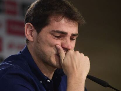 Casillas s'acomiada del Madrid