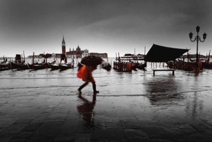 El Gran Canal de Venecia, con la silueta de la iglesia de San Giorgio Maggiore al fondo.