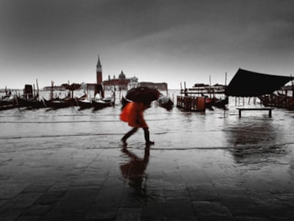 El Gran Canal de Venecia, con la silueta de la iglesia de San Giorgio Maggiore al fondo.