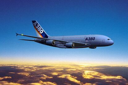 El modelo Airbus 380.