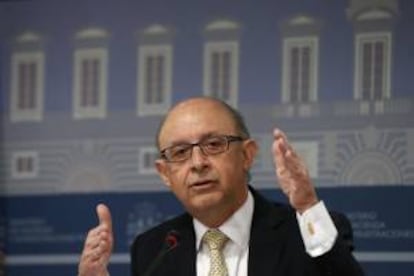 El ministro de Hacienda, Cristóbal Montoro. EFE/Archivo