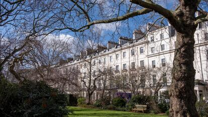 Viviendas de lujo en la calle Chester de Londres, donde hay muchos propietarios rusos, como Roman Abramovich.