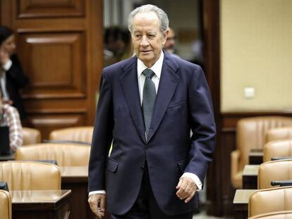 Juan Miguel Villar Mir, en una comparecencia en el Congreso en abril.