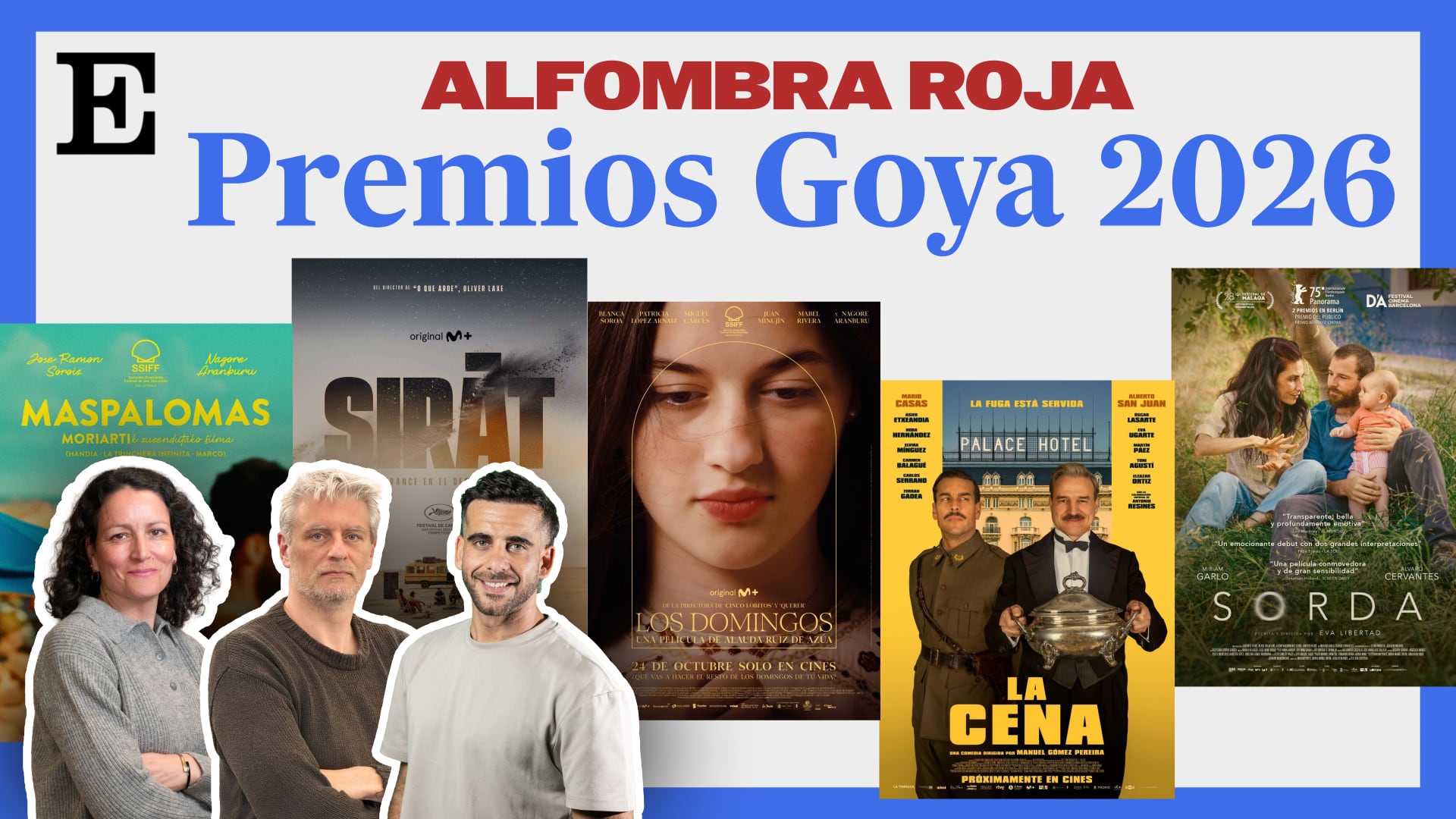 Los Premios Goya desde la alfombra roja