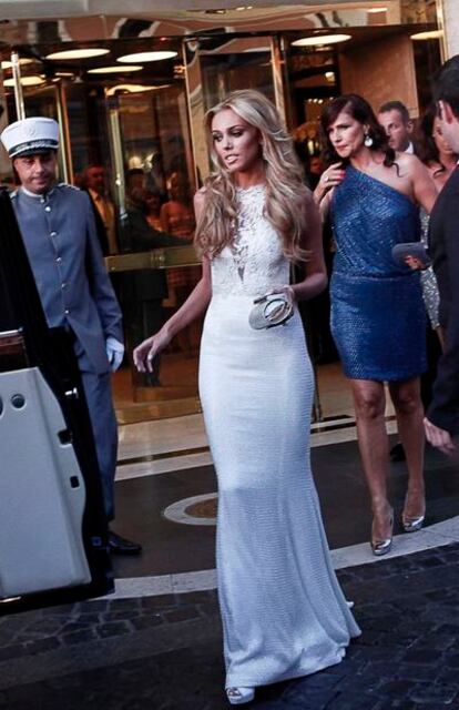 Petra Ecclestone anoche en Roma.