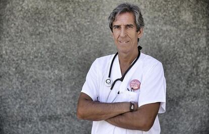 El nuevo presidente del Colegio de Médicos de Madrid, Miguel Ángel Sánchez Chillón.