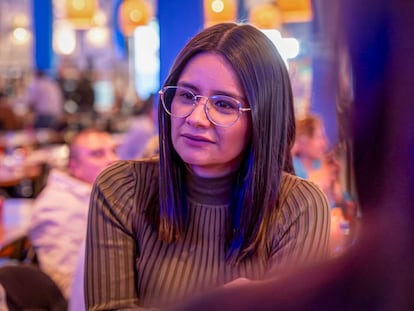 Angie Rodríguez en Colombia, en diciembre de 2025.