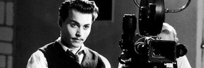Johnny Depp en un momento de &#039;Ed Wood&#039;, film de Tim Burton (1994).