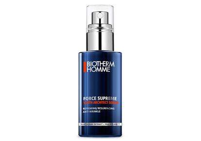 Sérum revitalizante del rostro, estimula la renovación celular y reduce las arrugas. Force Supreme Youth Architect Serum, de Biothem.