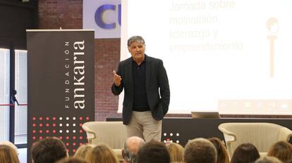 Toni Nadal, durante la conferencia ofrecida este viernes en Cunef.