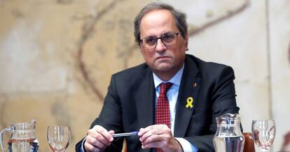 El presidente de la Generalitat, Quim Torra.