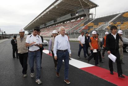 El circuito de Yeongam, de Corea del Sur, pasa el visto bueno del director de carreras de la F1, Charlie Whiting.