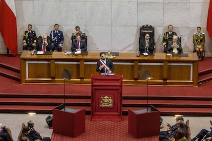 Gabriel Boric en la Cuenta Pública