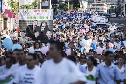 La marcha en favor de la familia en Sinaloa, en septiembre de 2016.