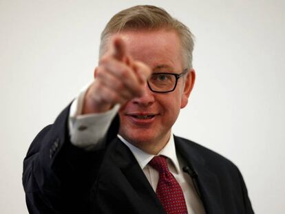 El ministro de justicia brit&aacute;nico, Michael Gove.