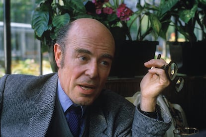 Marcel Ophüls el 5 de mayo de 1987.