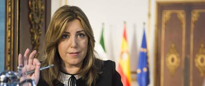 La presidenta de la Junta de Andalucía, Susana Díaz