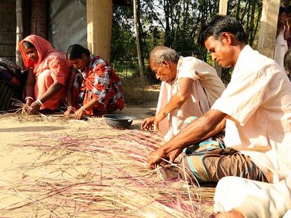 El arte tradicional denominado 'shital pati', consistente en tejer a mano esteras con fibras de un junco denominado “murta”, se practica principalmente en la región de Sylhet. Los habitantes de todas las demás regiones de Bangladés utilizan esas esteras como asientos, colchas de cama o alfombras de oración. Este tipo de artesanía constituye una fuente de ingresos vital para las familias que lo practican, estrecha los vínculos entre sus miembros y empodera a las comunidades. Las prácticas y conocimientos vinculados a este elemento del patrimonio cultural se transmiten de generación en generación en el seno de las familias de artesanos, que están creando cada vez más cooperativas para garantizar eficazmente su salvaguardia, transmisión y rentabilidad.