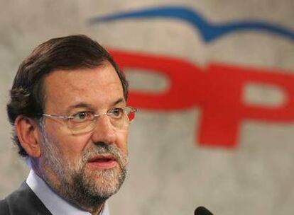 Mariano Rajoy, durante la comparecencia en la que valoró el cambio de Gobierno.