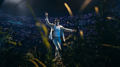 Bad Bunny, en una actuación en el Coliseo de San Juan (Puerto Rico) en septiembre de 2025