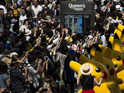 Desfile de personajes de la franquicia 'Pokemon' (una de las más rentables del mundo) en Yokohama (Japón). 