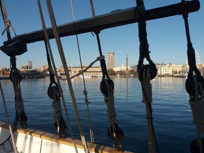 Imagen de Barcelona desde el 'Santa Eulàlia'-