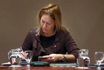 La portavoz del Gobierno catalán, Neus Munté, este martes.