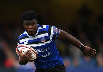 Levi Davis, during a rugby match.