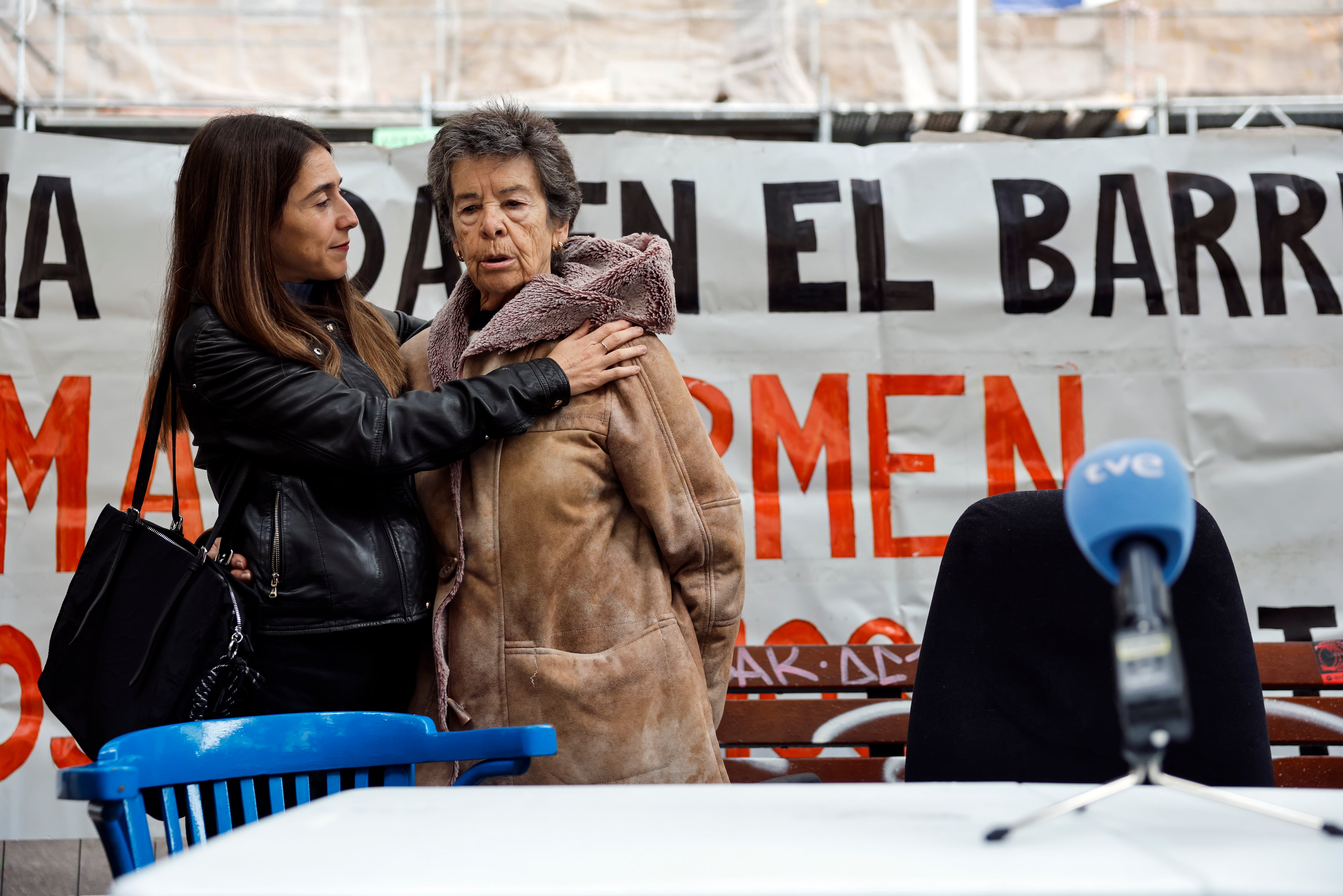 Maricarmen, tras la paralización del tercer desahucio de Maricarmen, el 29 de octubre de 2025. 