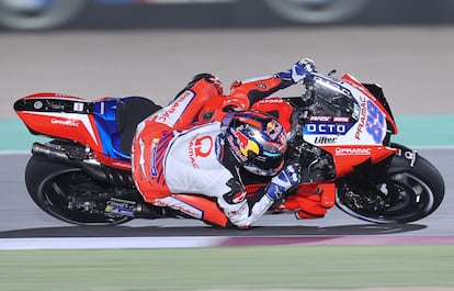 Jorge Martín (Ducati Pramac), en el circuito de Losail.