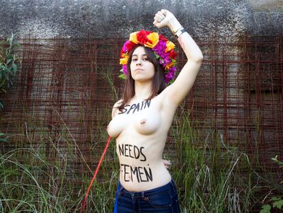 La cara y el cuerpo de Femen en España