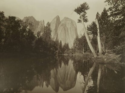 Una de las vistas de Yosemite de Carleton Watkins, expuestas en Casa de América.