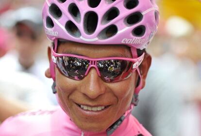 Nairo Quintana en el último Giro.