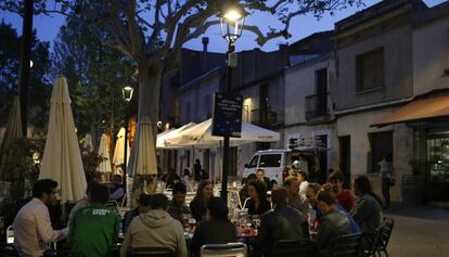 Una farola sensible al ruido instalada en Sant Cugat. 